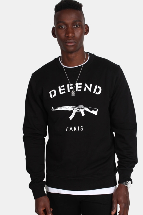 Defend Paris Paris Crew Tröja Black 