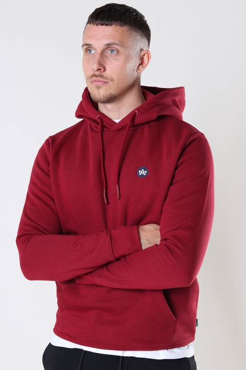 Kronstadt Lars Organic/Recycled hood sweat Blood