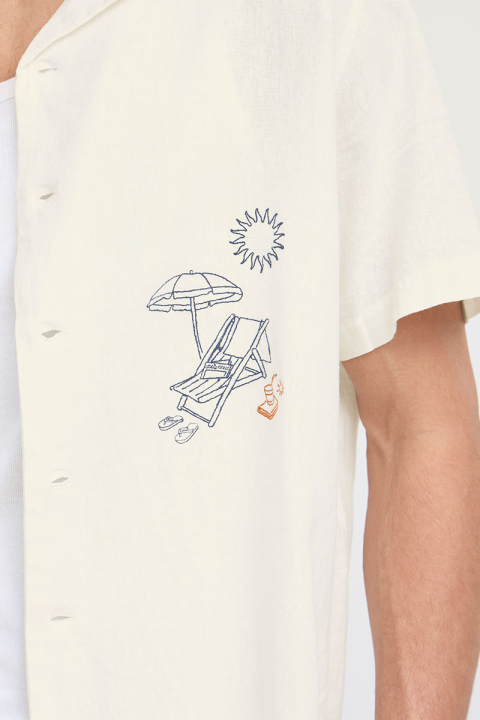 Solid Papio Shirt Off White