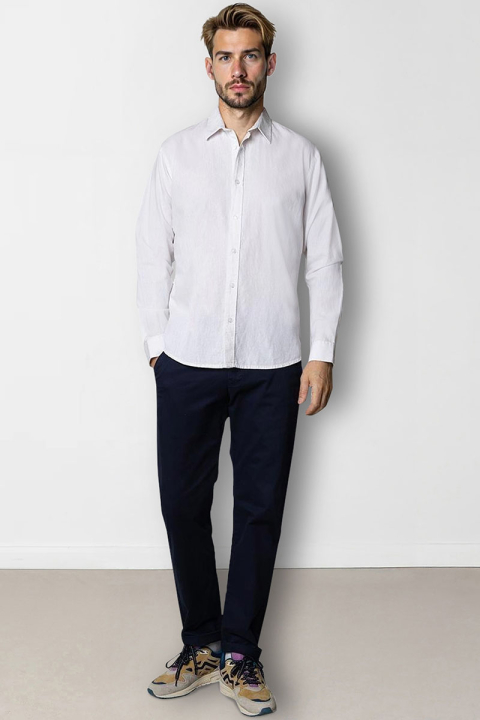 Clean Cut Copenhagen Luca shirt LS White