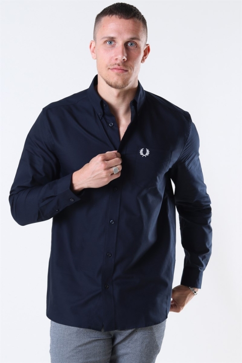 Fred Perry Oxford Skjorta Navy