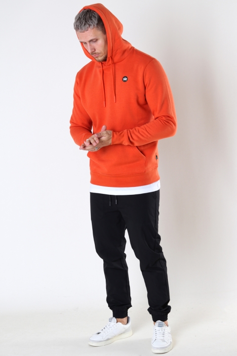 Kronstadt Lars Organic/Recycled hood sweat Burned Orange