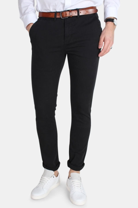 Kronstadt Daniel Stretch Chino Byxor Black