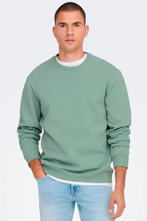 ONLY & SONS CERES CREW NECK Chinois Green