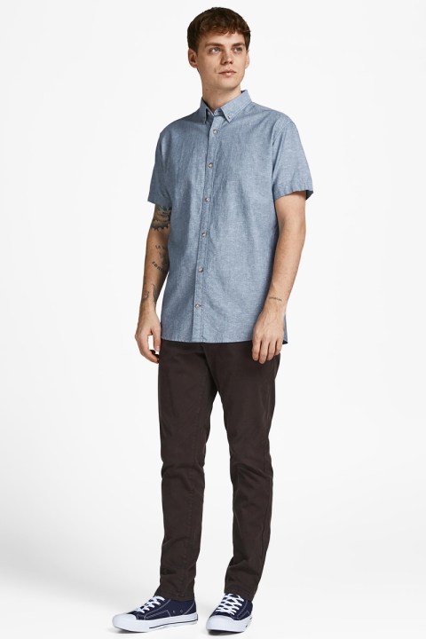 Jack & Jones JJESUMMER SHIRT S/S S22 SN Faded Denim