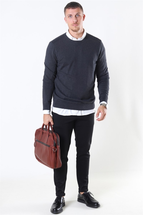 Selected Berg Crew Neck Antracit