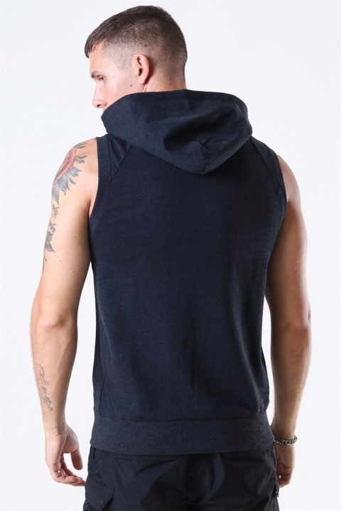 Basic Brand Sport Hoodie Zip SL Heather Black