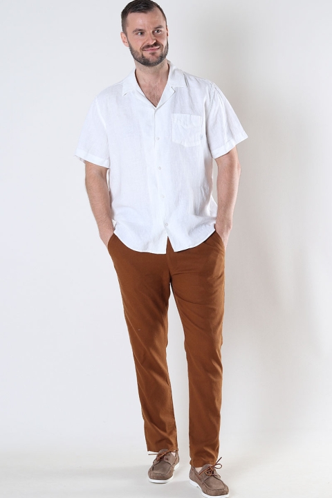 Kronstadt Chill Linen pants Tobacco