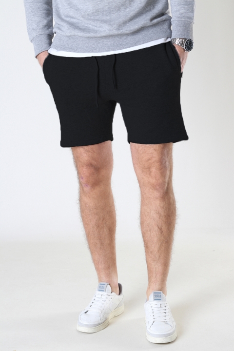 Kronstadt Knox jogger Recycle cotton shorts Black
