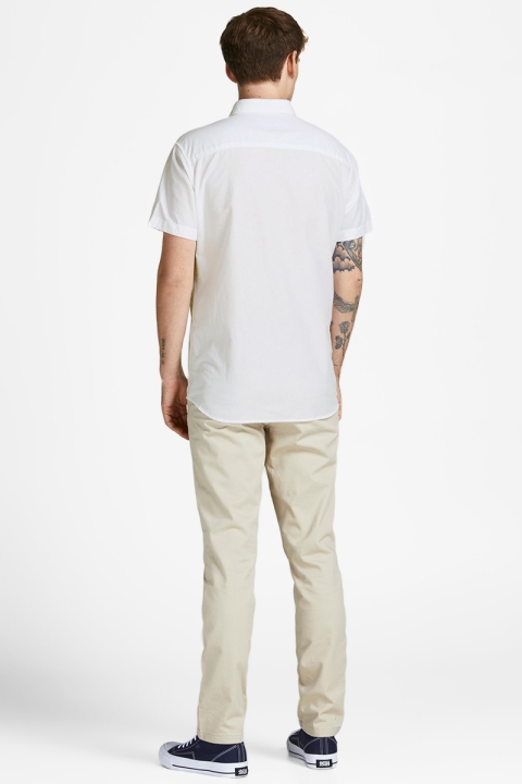 Jack & Jones JJESUMMER SHIRT S/S S22 SN White