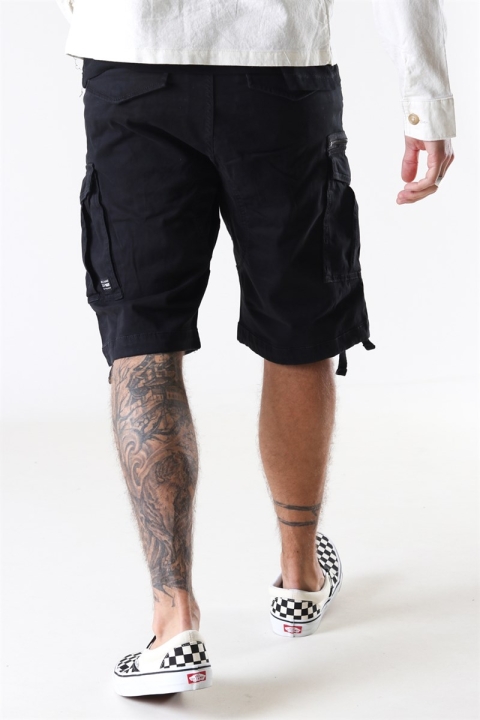 Jack and Jones Chop Cargo Shorts Black