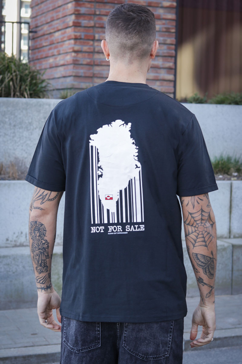 Clean Cut Copenhagen Not For Sale Greenland T-shirt Black
