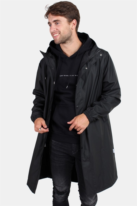 Rains Fishtail Parka RegnJacka Black