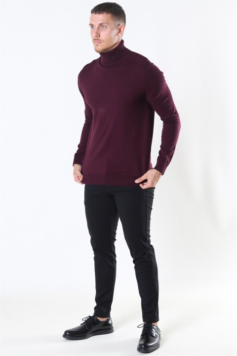 Selected Berg Turtleneck Strik Winetasting