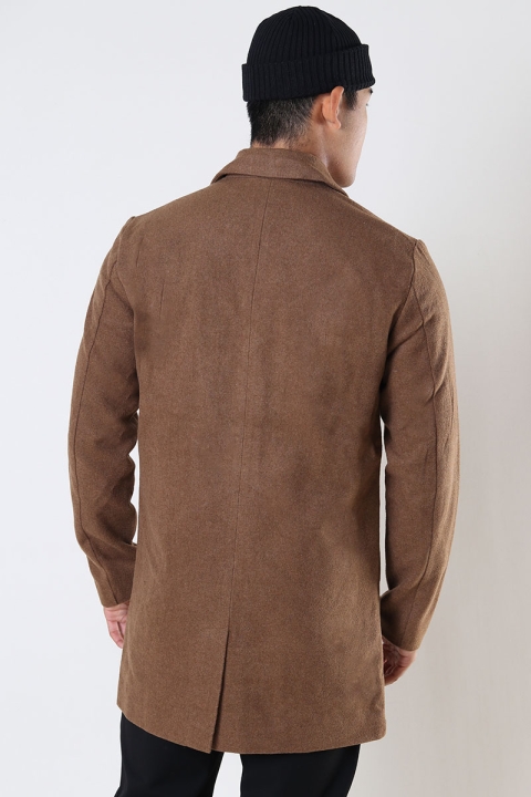 Jack & Jones Zac Wool Coat Khaki