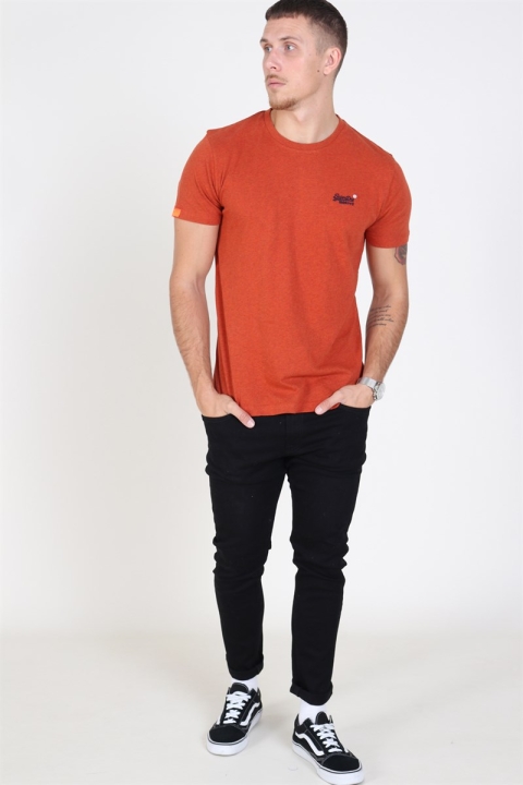 Superdry Vintage Embroidery T-shirt Sierra Orange Marl