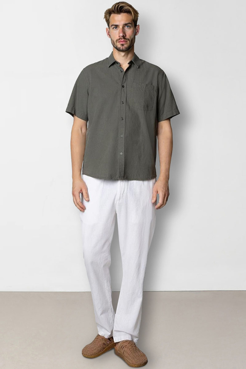 Clean Cut Copenhagen Luca shirt SS Army