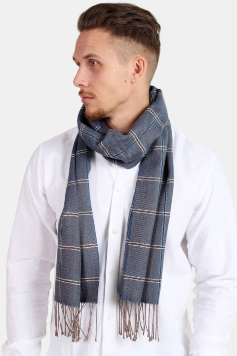 MJM Scarf Pedro Wool Mix Navy