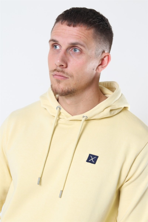 Clean Cut Basic Organic Hoodie Pastel Yellow