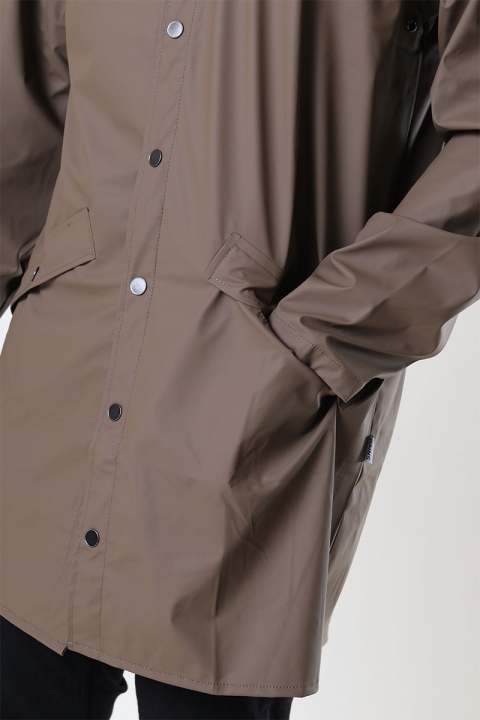 Rains Long Jacket 66 Wood