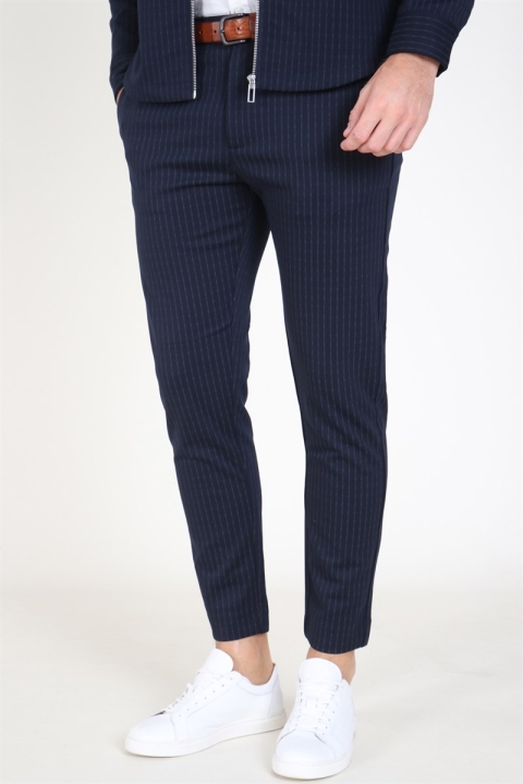 Clean Cut Milano Pinstripes Pants Navy