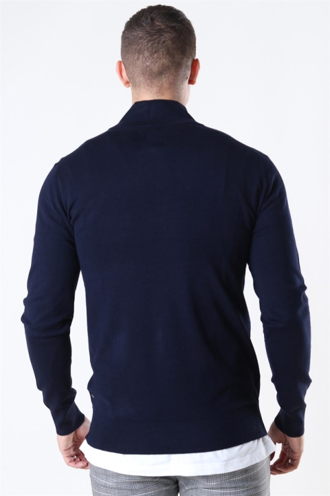 Jeff Argento Half Zip Sticka Navy