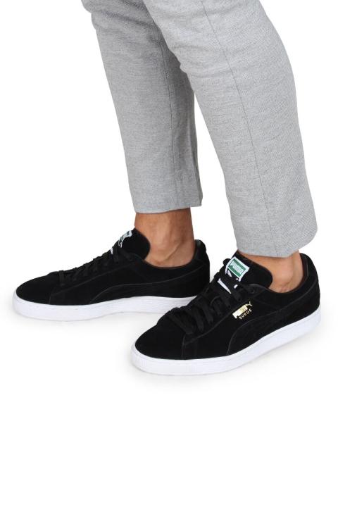 Puma Mocka Classic Sneakers Black Team Gold-White