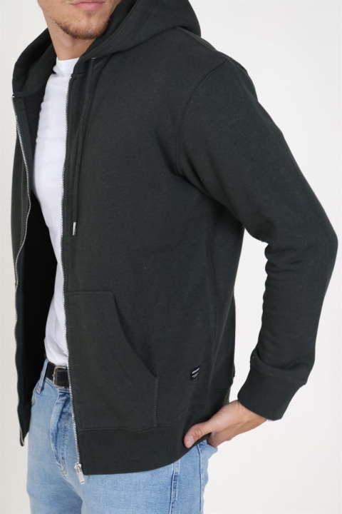 Jack & Jones Soft Sweat Zip Hood Rosin