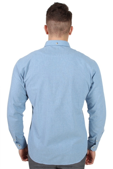 Clean Cut Ray Skjorta Light Blue 