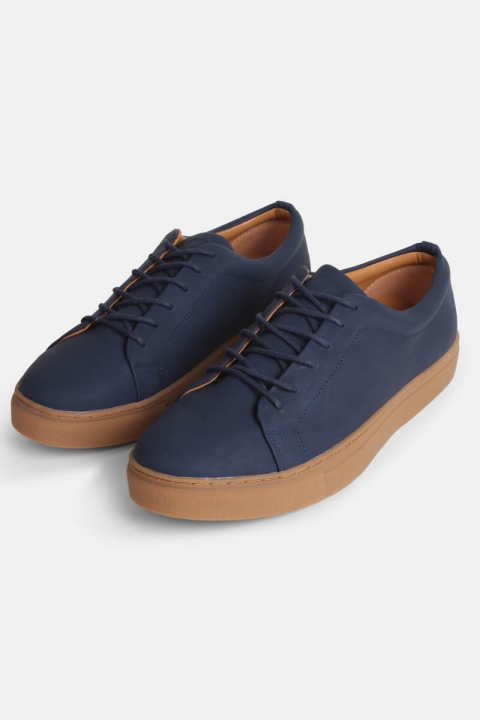 Kronstadt Beckenbauer Low Skor Navy/Camel