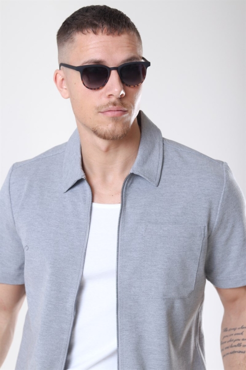 Clean Cut Arrow Shirt S/S Light Grey