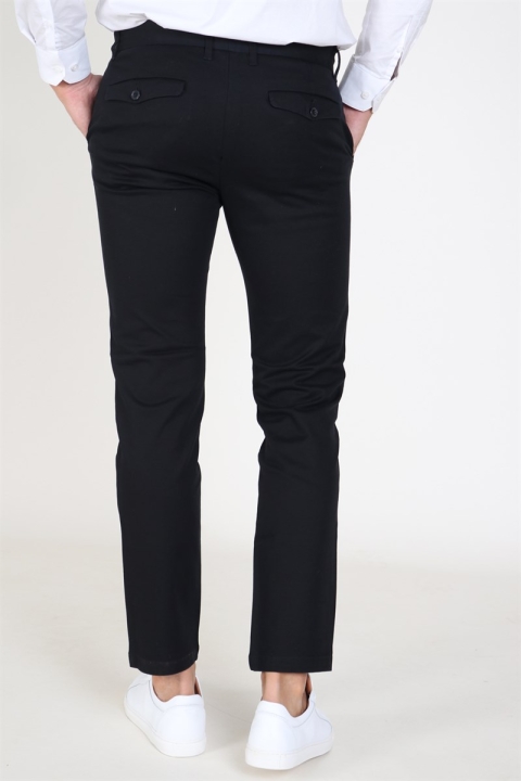 Selected Slim Carlo Pants Black