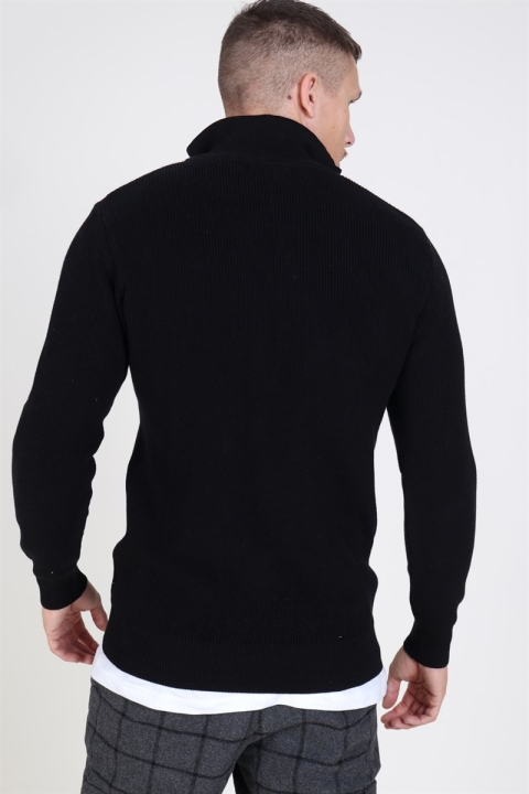 Clean Cut Osin ½ Zip Sticka Black