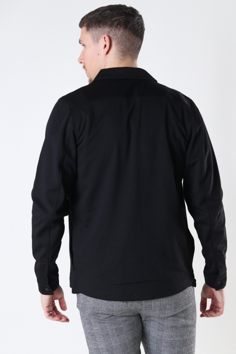 Jack & Jones JPRBLAPHIL SWEAT JACKET SN Black SLIM FIT - SOLID