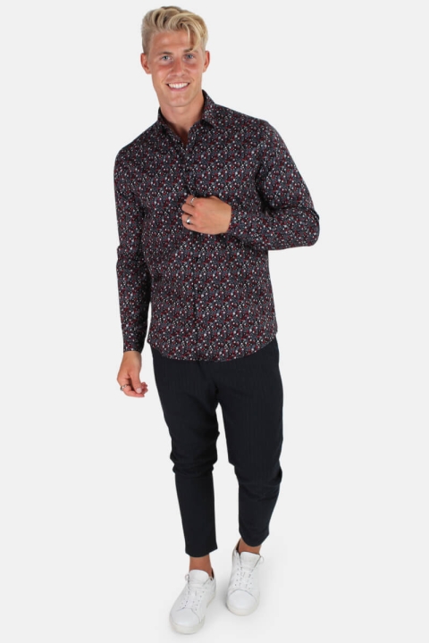 Tailored & Originals Skjorta Luis Ruby Wine
