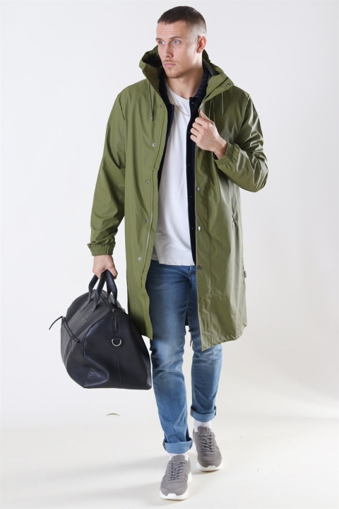 Rains Fishtail Parka RegnJacka Sage