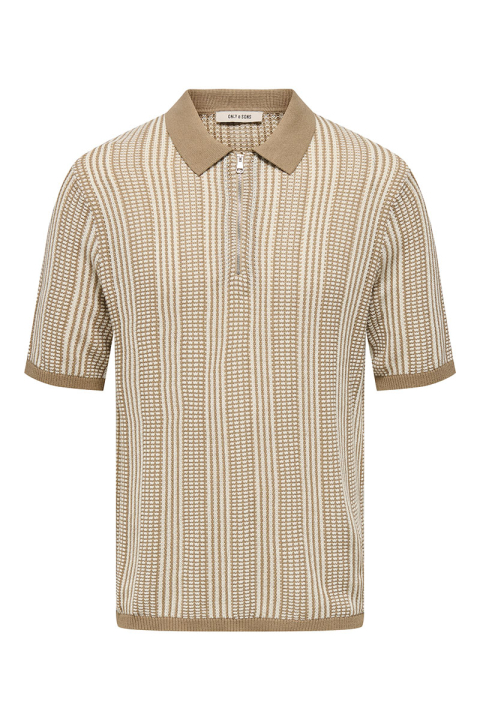 ONLY & SONS Ketil Regular Fit SS Polo  Chinchilla