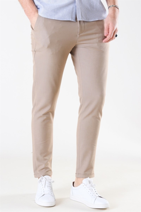 Les Deux Como Light Kostym Pants Light Brown Insence