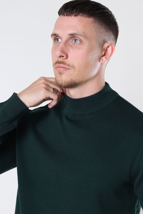 Jack & Jones JJEBASIC KNIT MOCK NECK NOOS Pine Grove