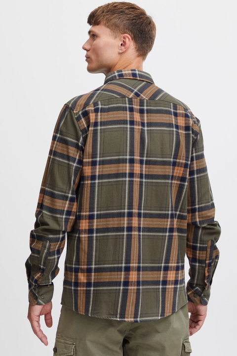 Solid Godi Shirt Dusty Olive