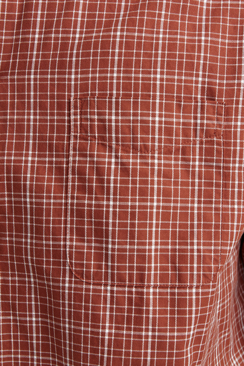 Jack & Jones Austin Loose Fit Check Shirt Arabian Spice