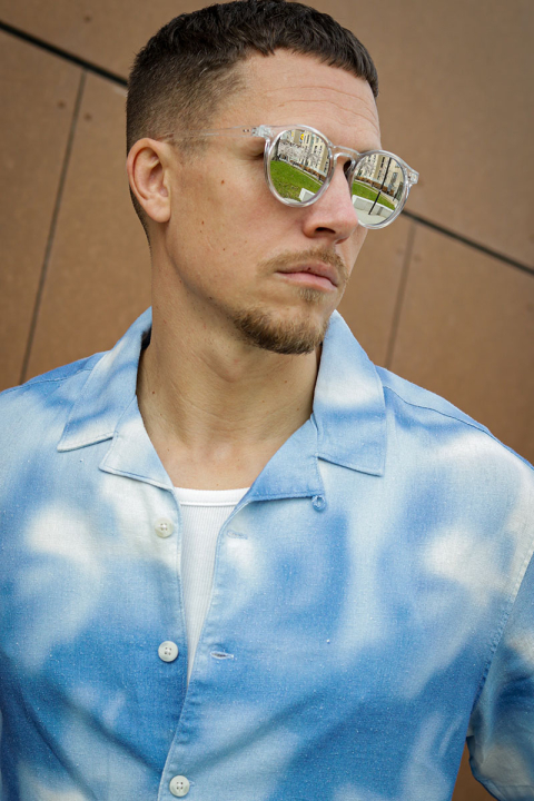 Solid Olioli SS Shirt Star Sapphire
