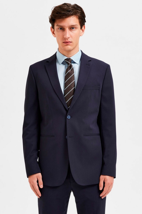 Selected Slim Liam Flex Blazer Navy Blazer