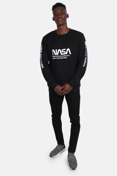 Mister Tee Nasa US Crewneck Tröja Black