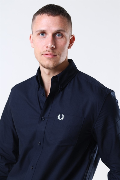 Fred Perry Oxford Skjorta Navy