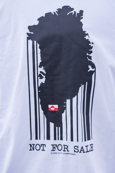 Clean Cut Copenhagen Not For Sale Greenland T-shirt White