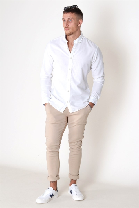 Jack & Jones Summer Skjorta L/S White