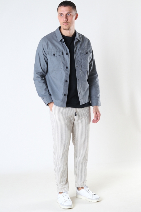 JACK & JONES BLA LINEN OVERSHIRT L/S Sedona Sage