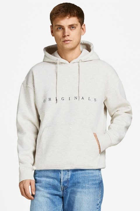 Jack & Jones COPENHAGEN SWEAT HOOD NOOS White Melange