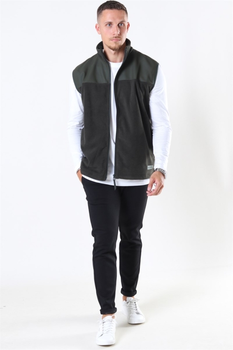 Rains Fleece Vest Green